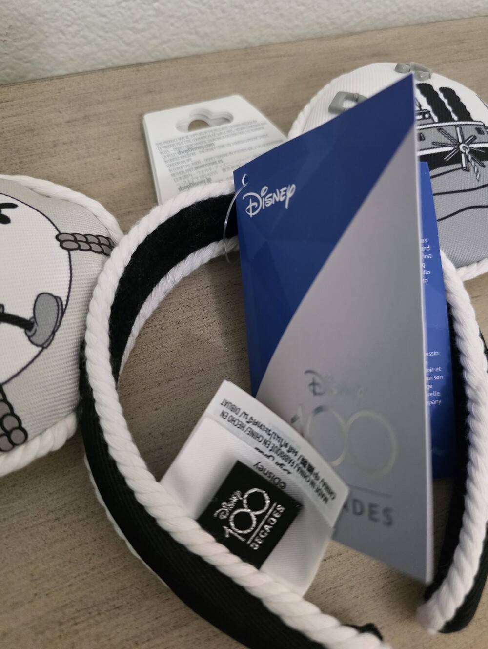 Disney Steamboat WILLIE MOUSE EARS NWT - Picture 5 of 6